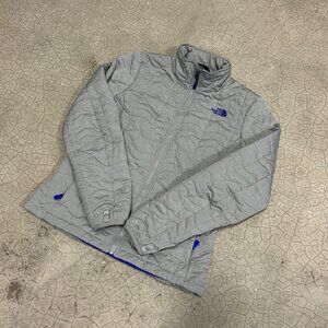 Grey North Face Puffer Jacket